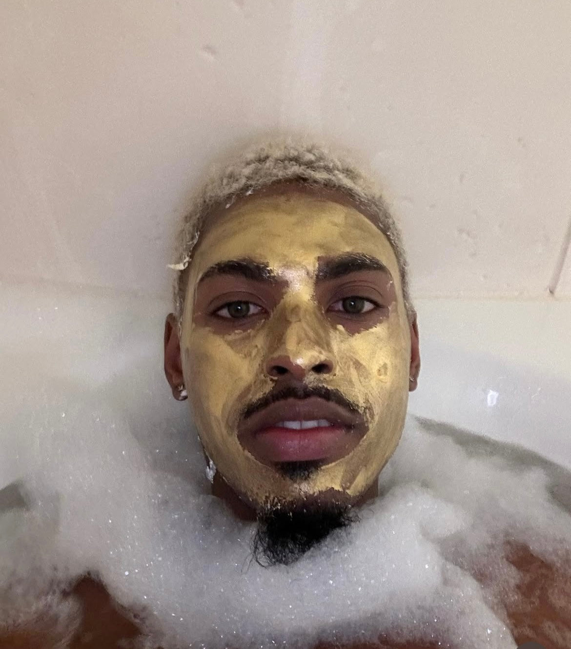 SILVER & GOLD DUO FACE MASK